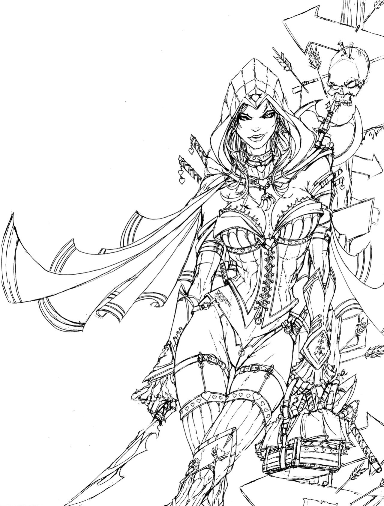 Grimm Fairy Tales Adult Coloring Book