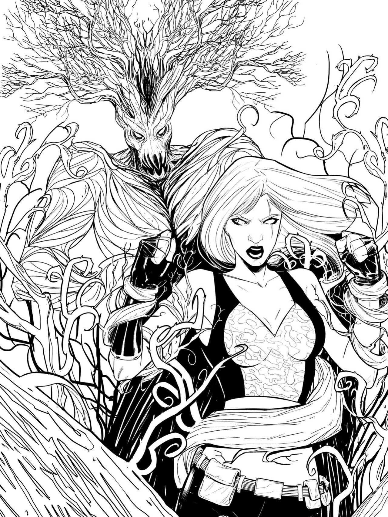 Grimm Fairy Tales Adult Coloring Book