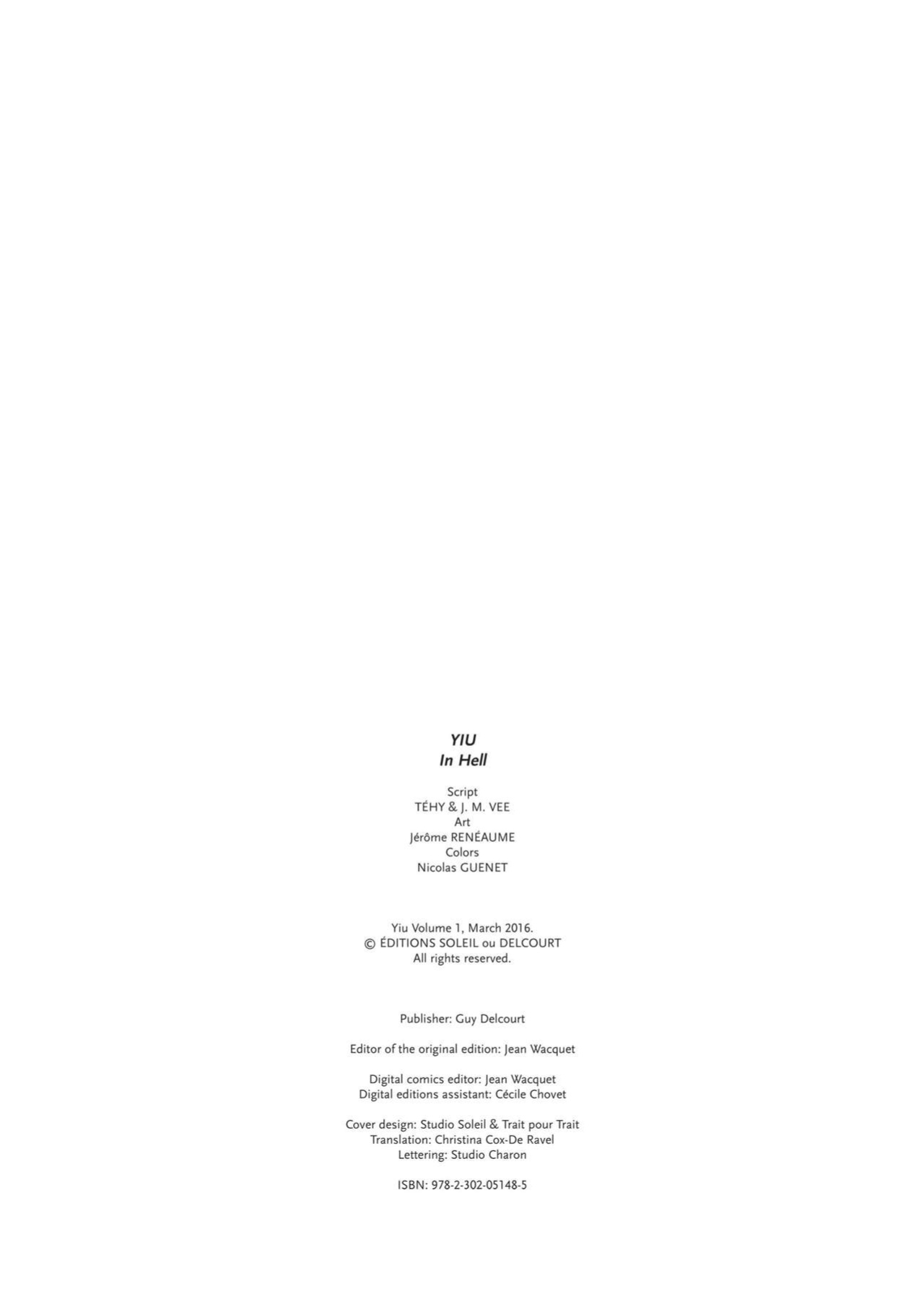 [Téhy, Vee J.M.] Yiu - Volume 01 - In Hell