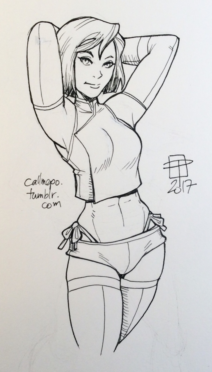 Callmepo - Short Shorts + Virgin Killer Sweater