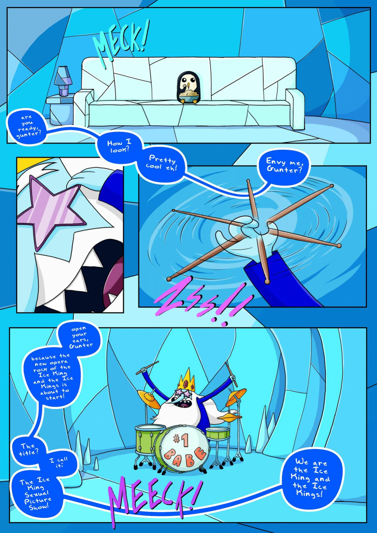 [Bill Vicious] The Ice King Sexual Picture Show (Adventure Time)