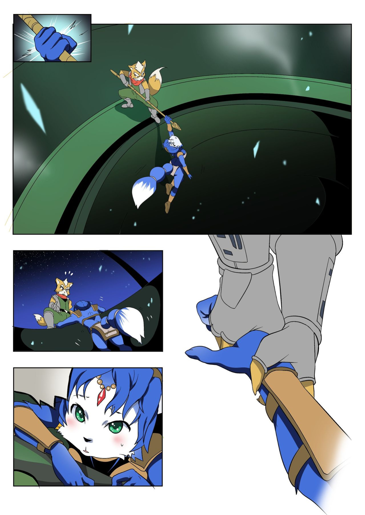 [Eudetenis] Krystal and Fox (Star Fox)