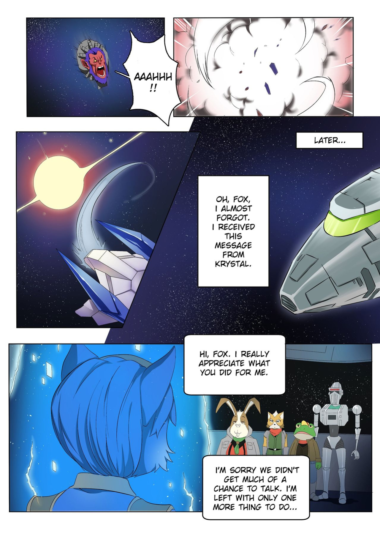 [Eudetenis] Krystal and Fox (Star Fox)
