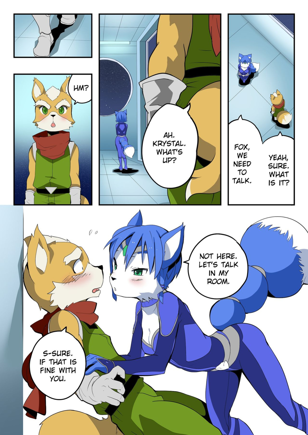 [Eudetenis] Krystal and Fox (Star Fox)