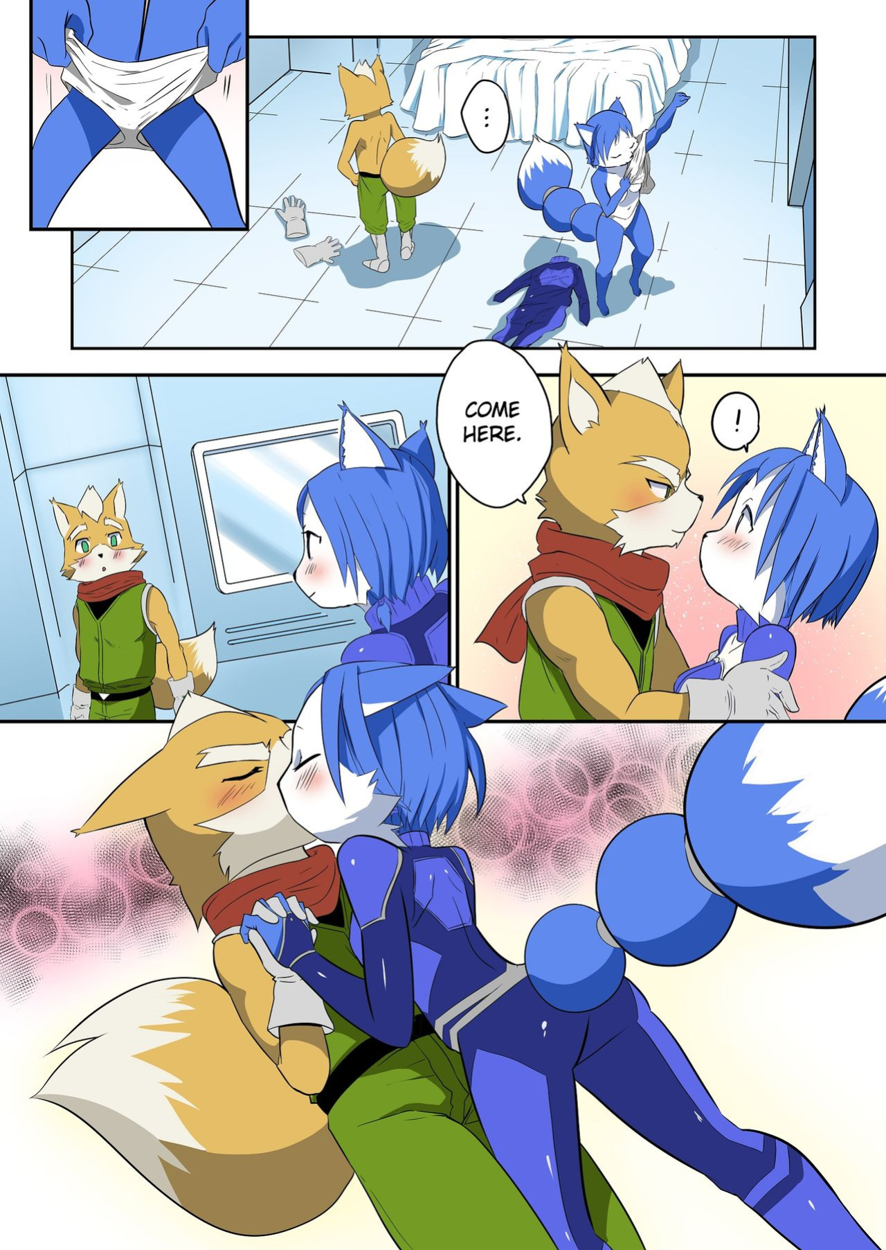 [Eudetenis] Krystal and Fox (Star Fox)