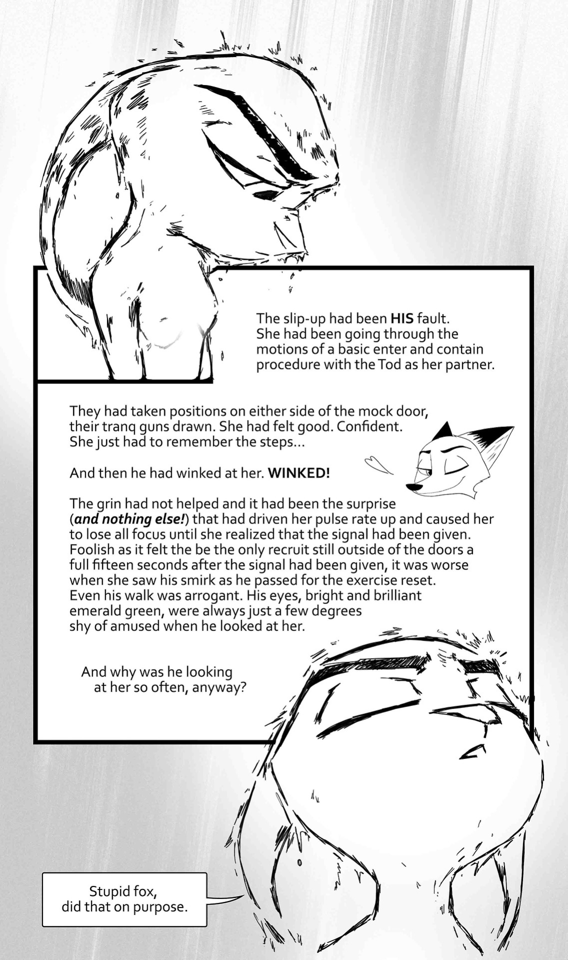 [TheWyvernsWeaver] Wilde Academy - Chapter 1 - Fox On A Hot Showered Bun (Zootopia)