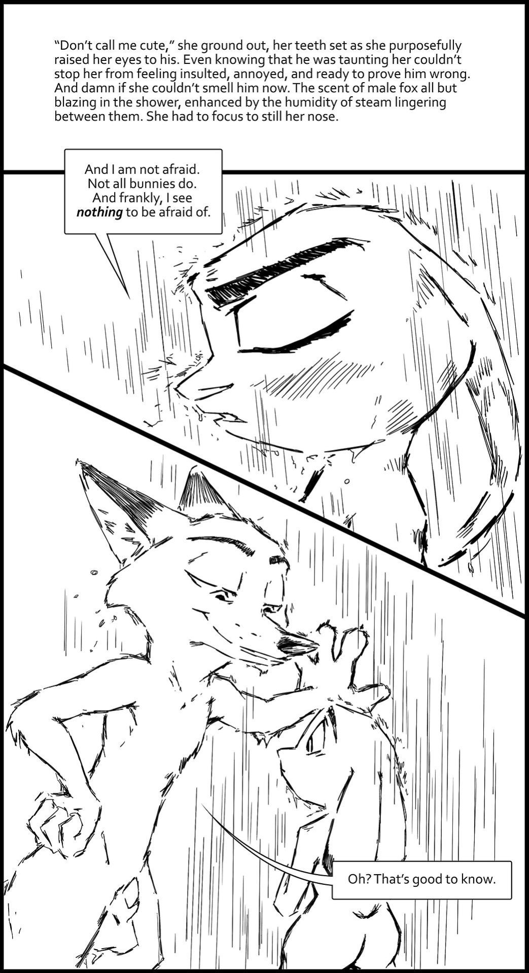 [TheWyvernsWeaver] Wilde Academy - Chapter 1 - Fox On A Hot Showered Bun (Zootopia)