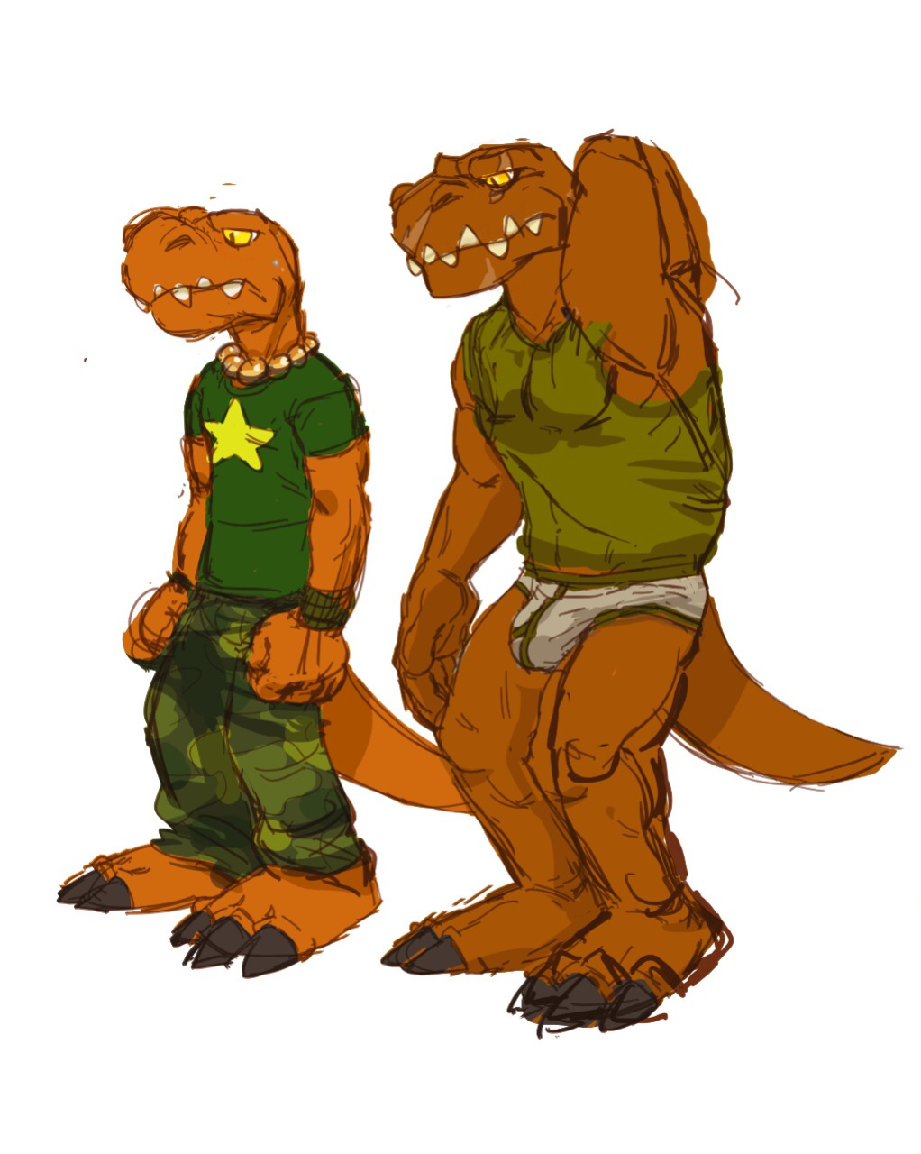 [orf] Father/son dino fun times
