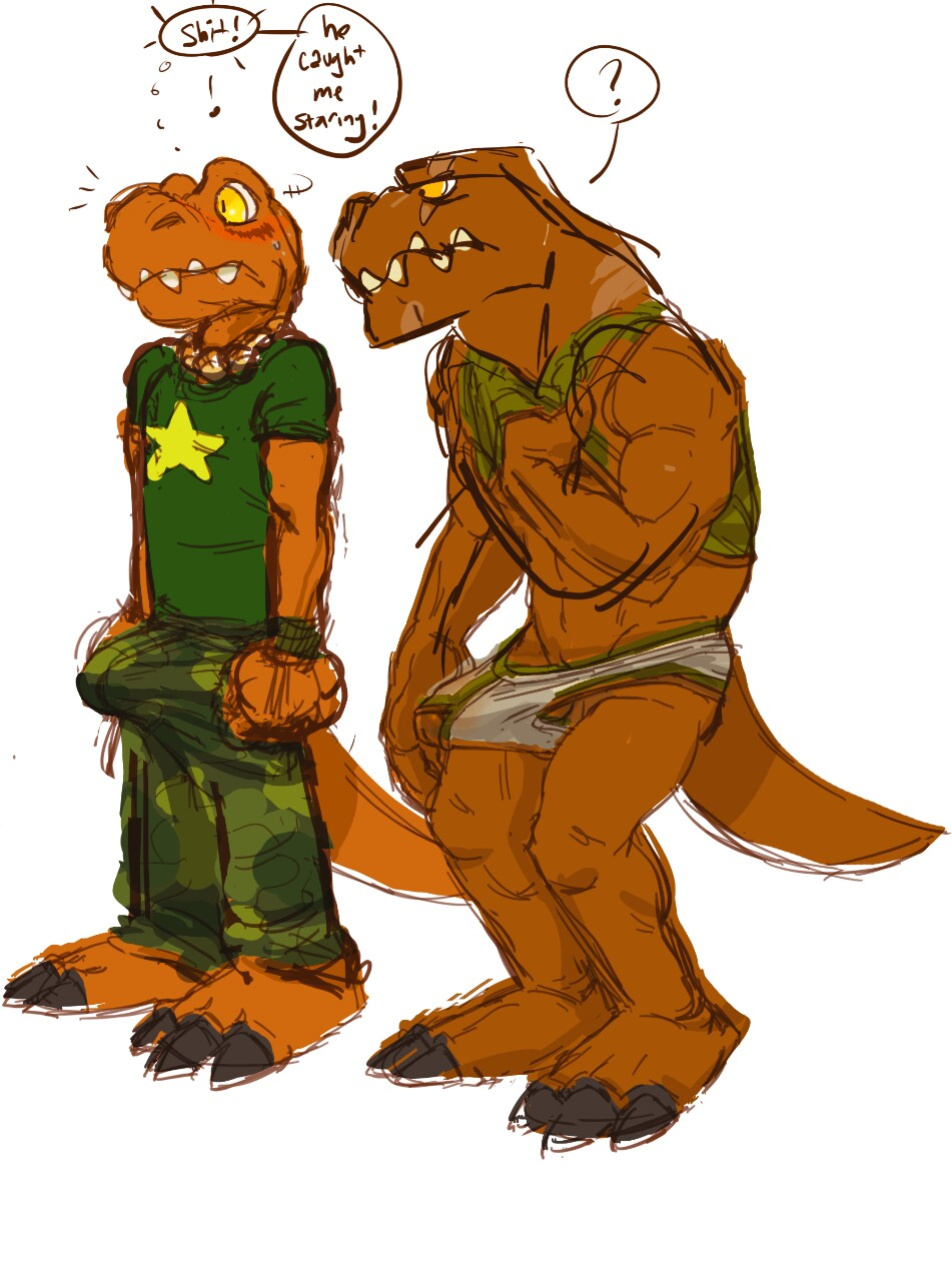 [orf] Father/son dino fun times