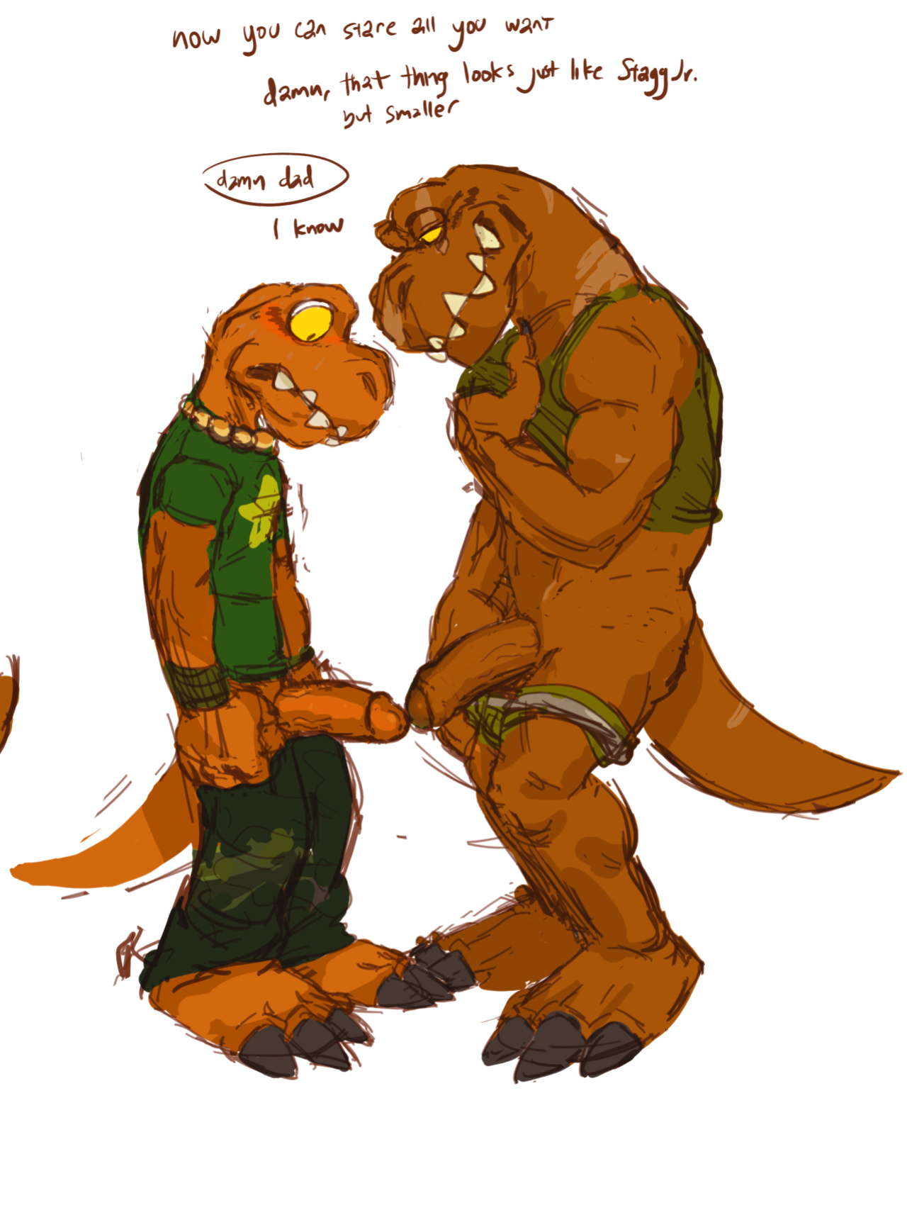 [orf] Father/son dino fun times