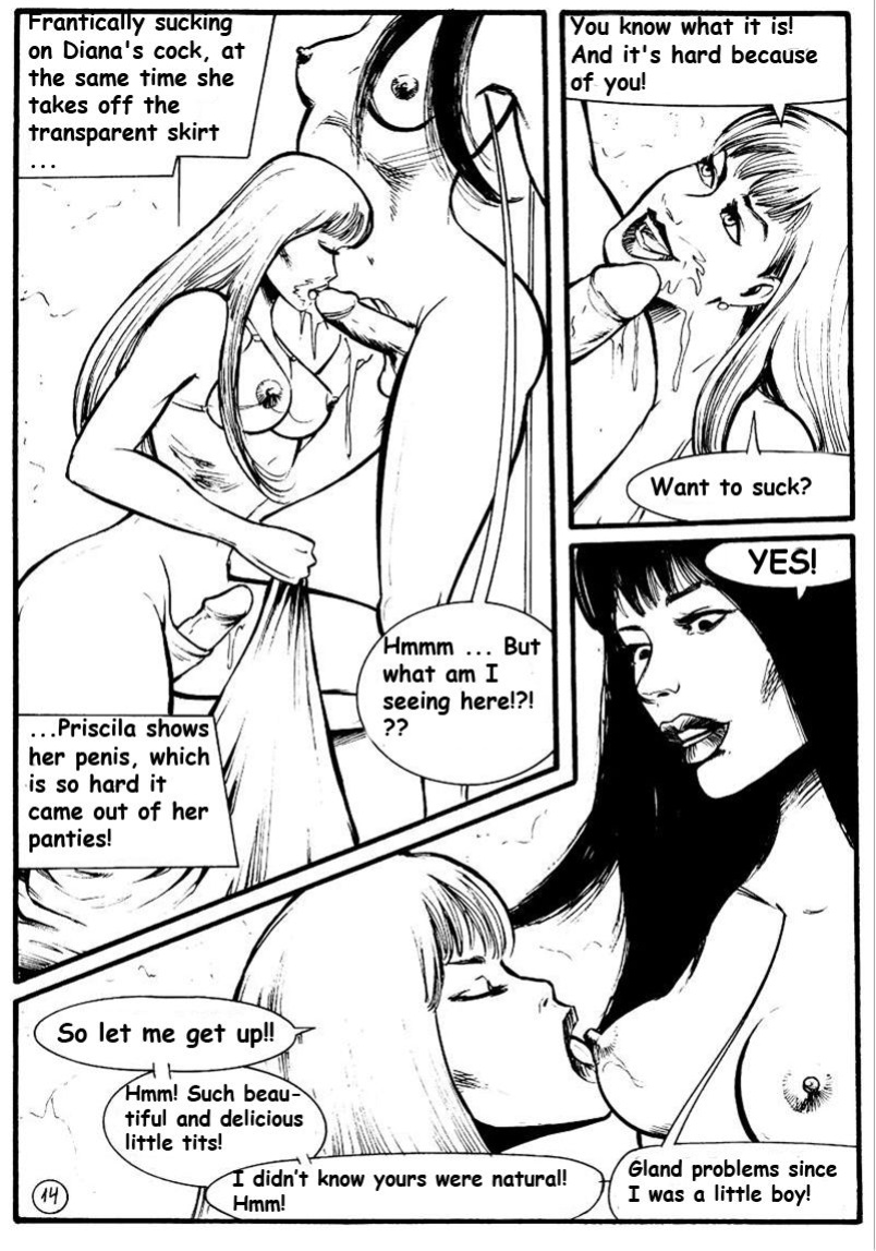 Contos T #04 - Diana & Priscila Together! [Avix]