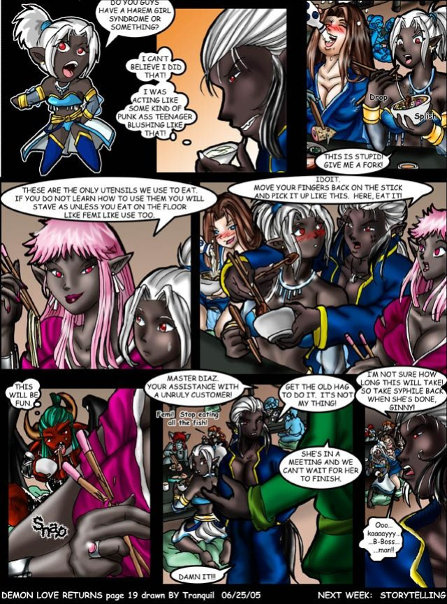 [Drowtales.com - Daydream 2] Chapter 3. Demon Love return