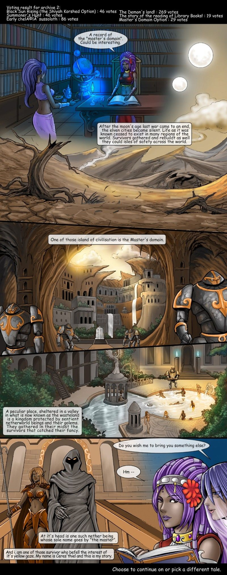 [Drowtales.com - Daydream 2] Chapter 9. Master's domain