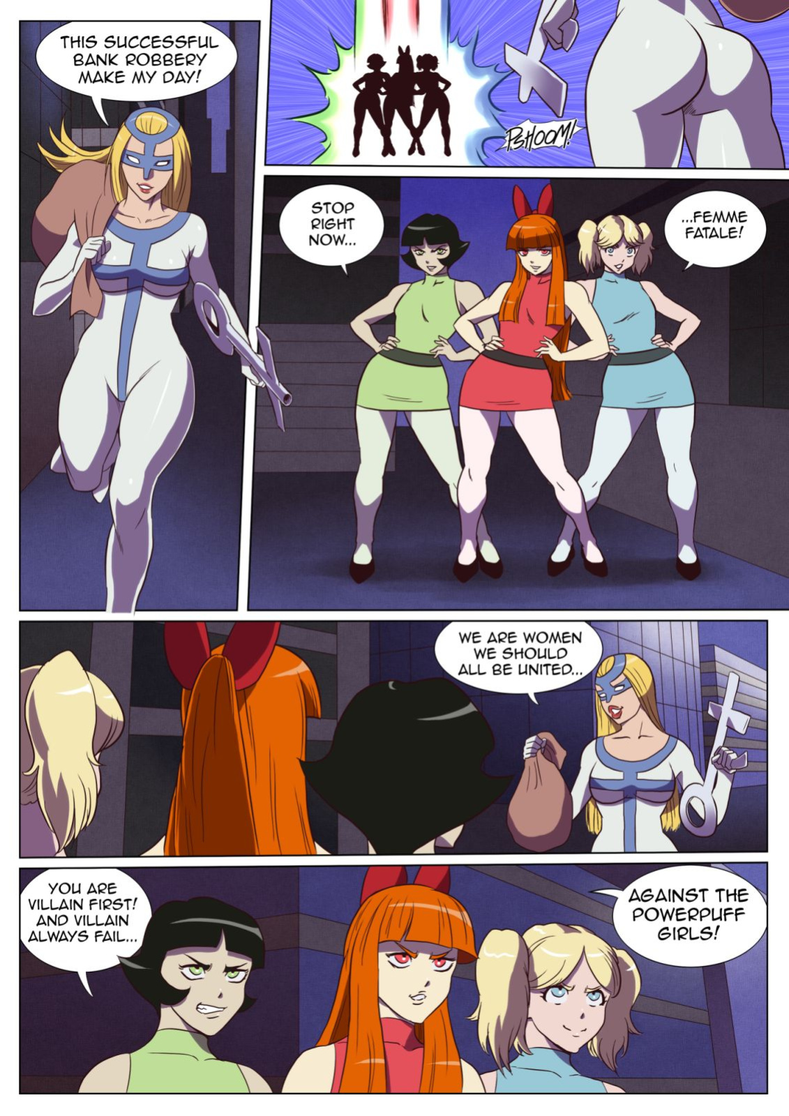 [Sats-VanBrand] Badass Powerpuff Girls vs Femme Fatale