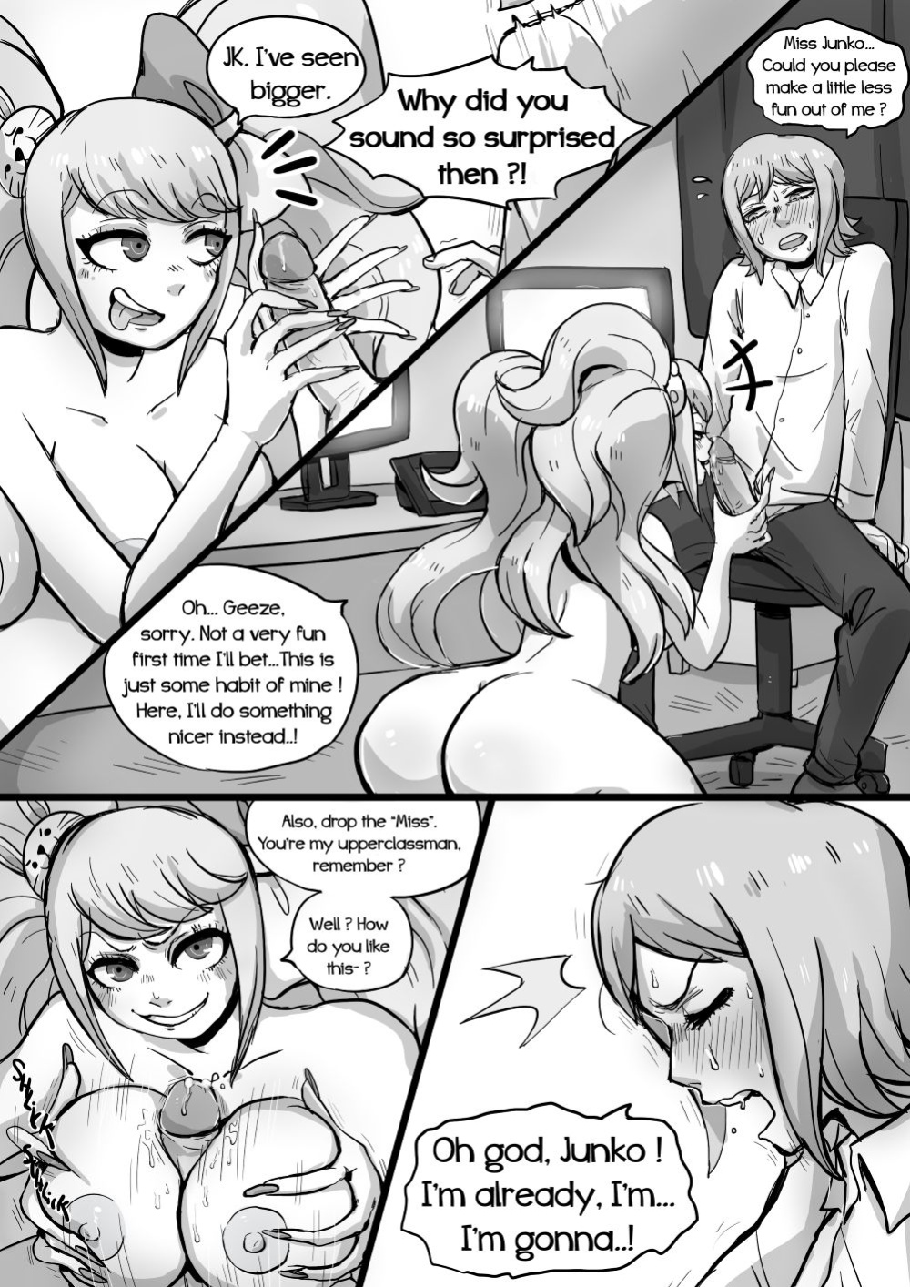 [NotSafeForFruit] Ms. Enoshima's Art Lesson (Danganronpa)