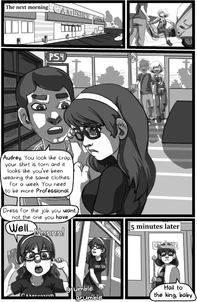 Zoe the Vampire weekly webcomic
