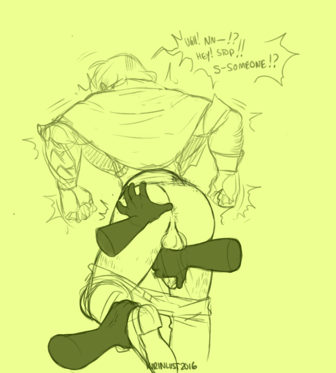 [KirinLust] McCree in Wall (Overwatch)