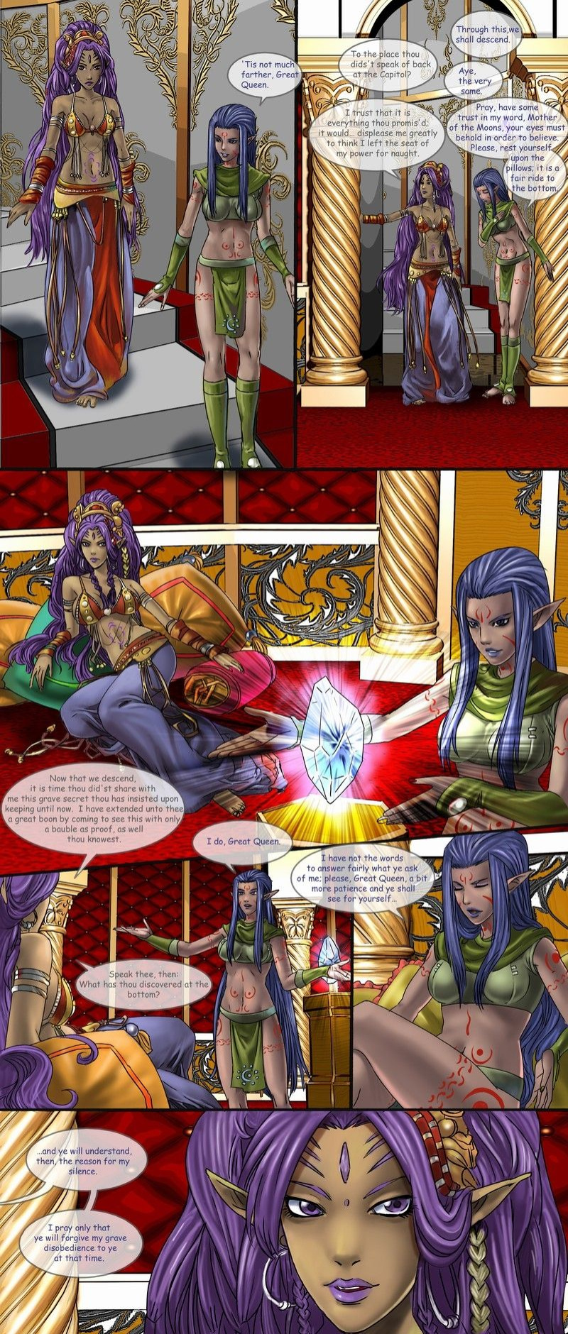 [Drowtales.com - Daydream 2] Chapter 8. Goddess' knight