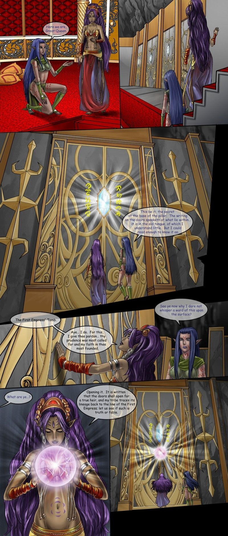 [Drowtales.com - Daydream 2] Chapter 8. Goddess' knight