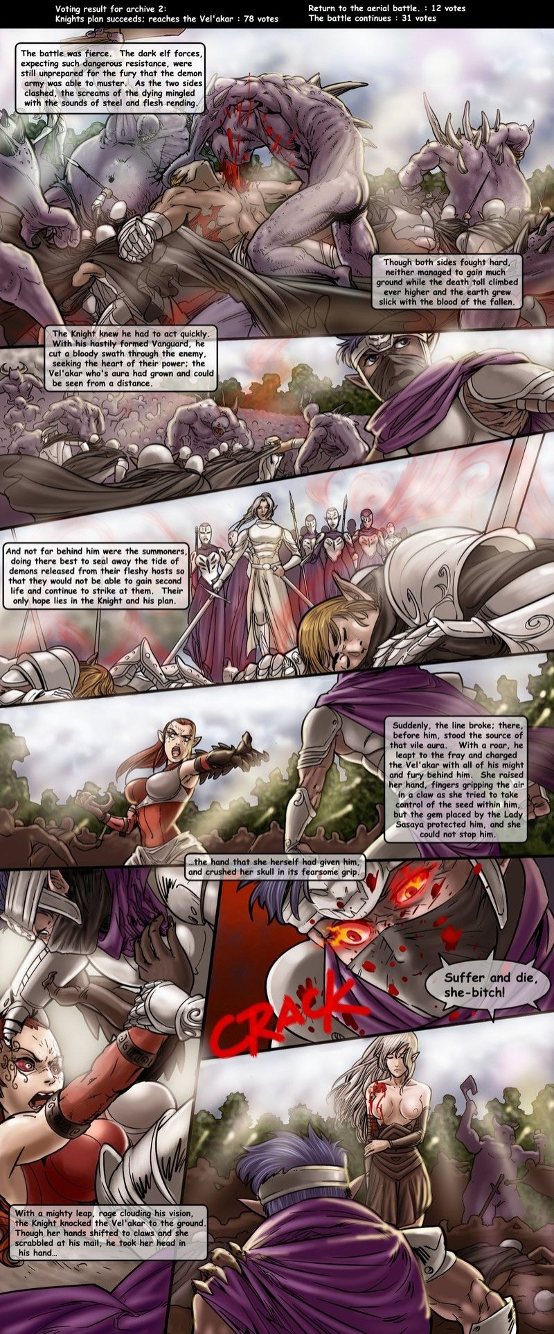 [Drowtales.com - Daydream 2] Chapter 8. Goddess' knight