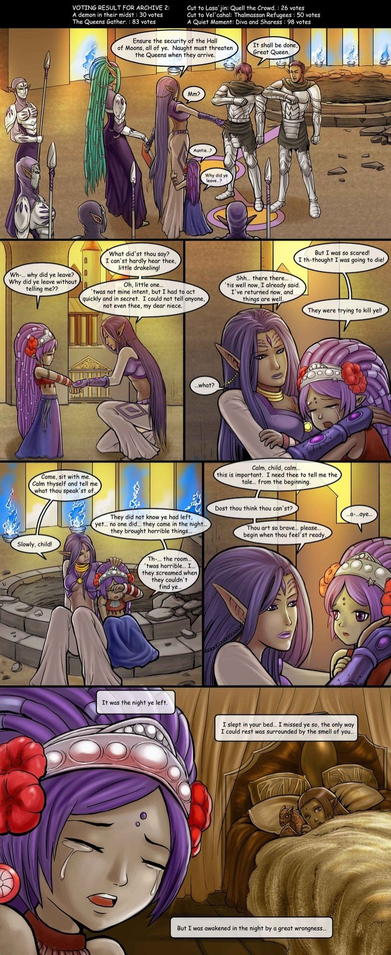 [Drowtales.com - Daydream 2] Chapter 8. Goddess' knight