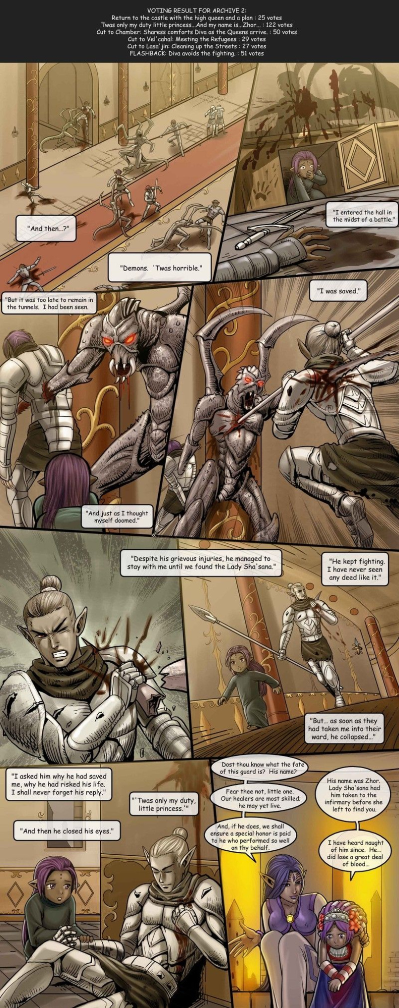 [Drowtales.com - Daydream 2] Chapter 8. Goddess' knight