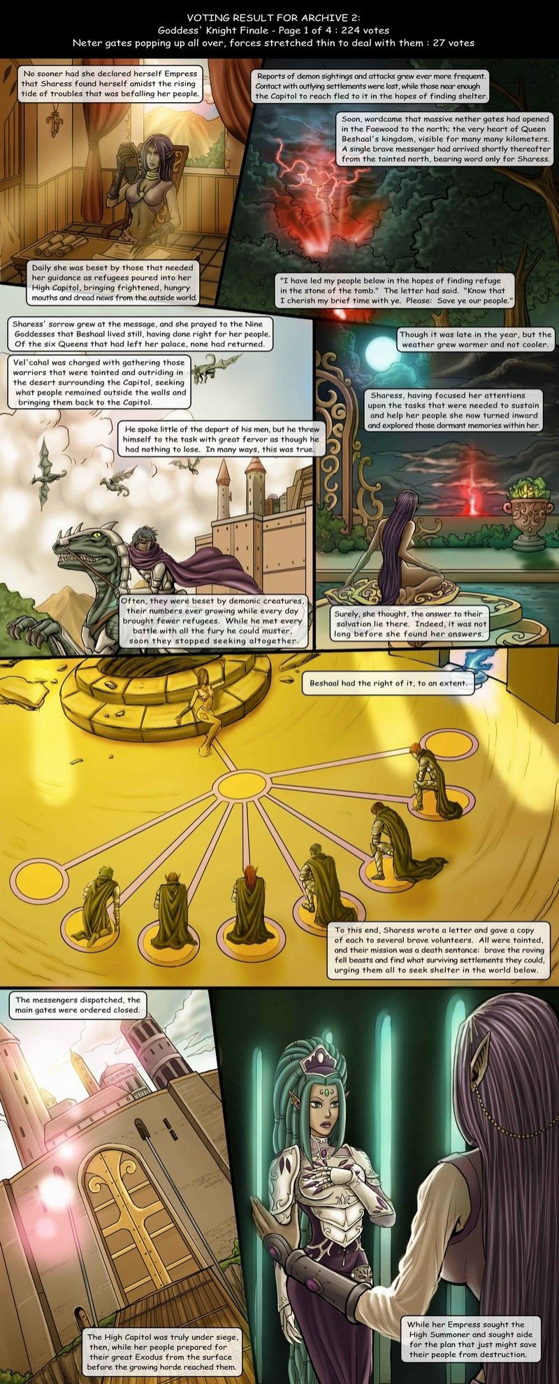 [Drowtales.com - Daydream 2] Chapter 8. Goddess' knight