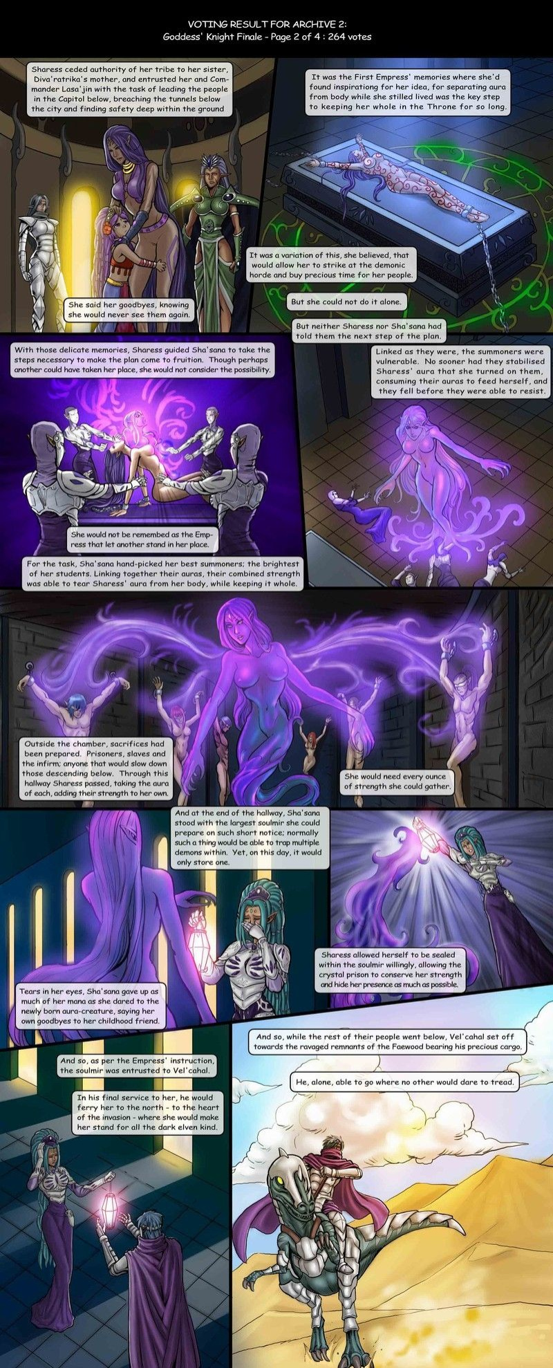[Drowtales.com - Daydream 2] Chapter 8. Goddess' knight