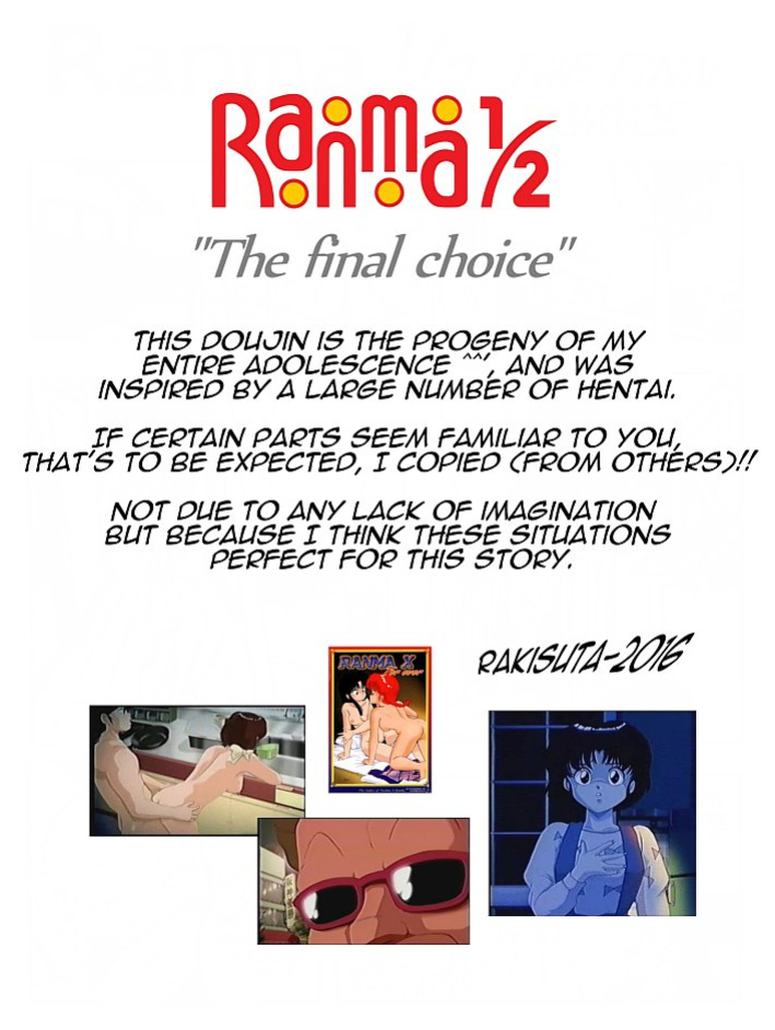 [Passage] The Final Choice (Ranma 1/2) Part 1