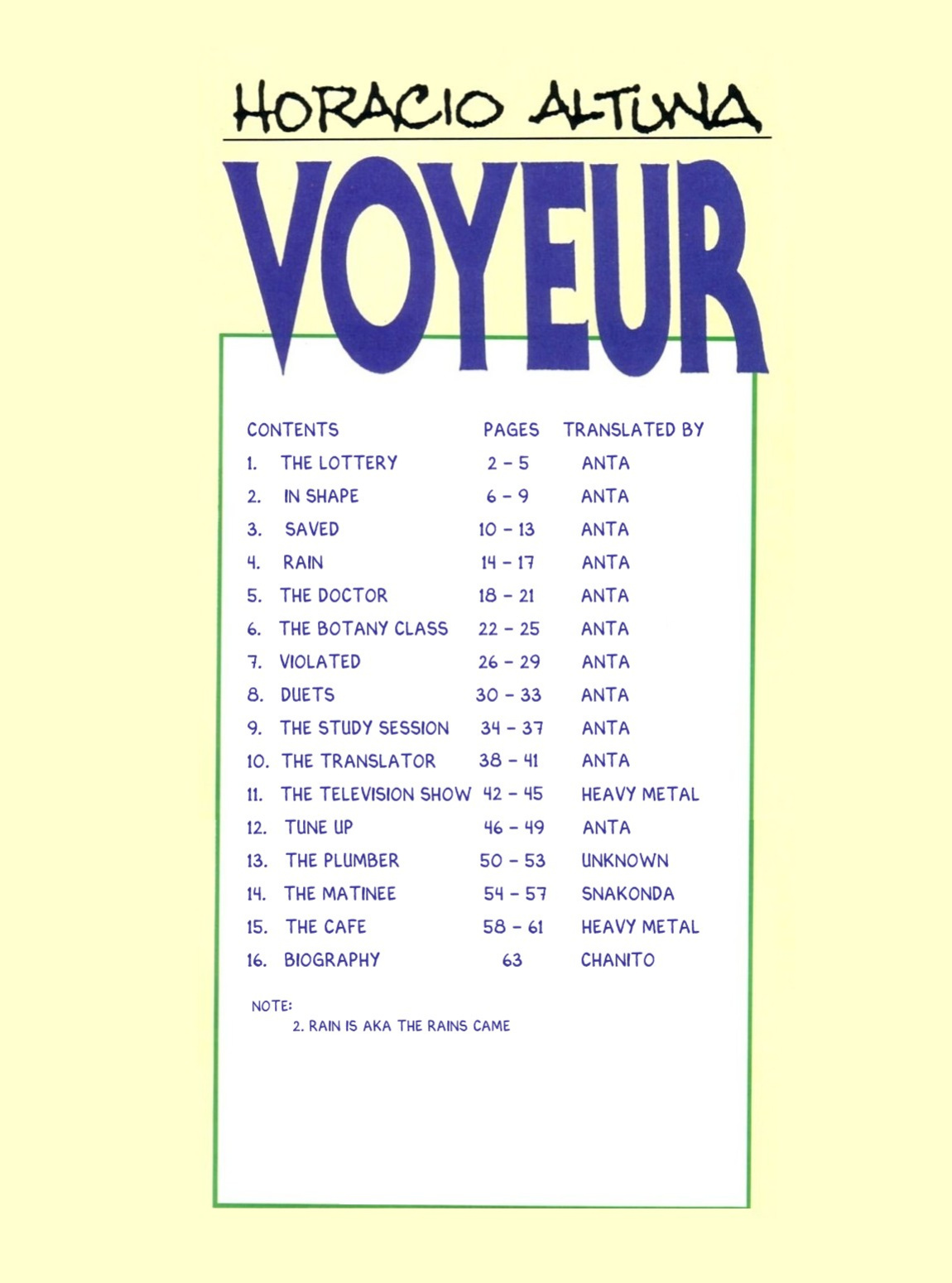 [Altuna] Voyeur - Volume 2