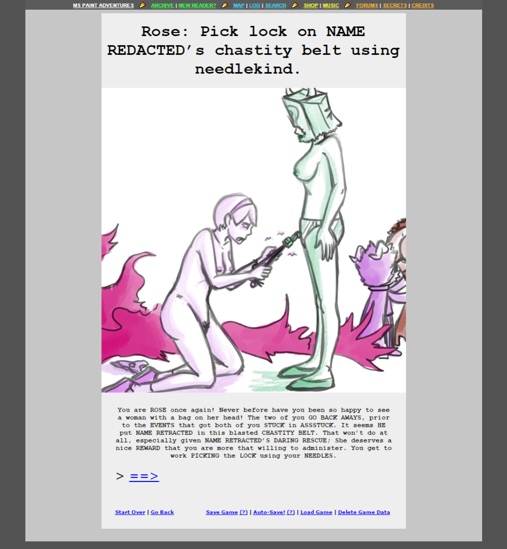 Assstuck, by Snax