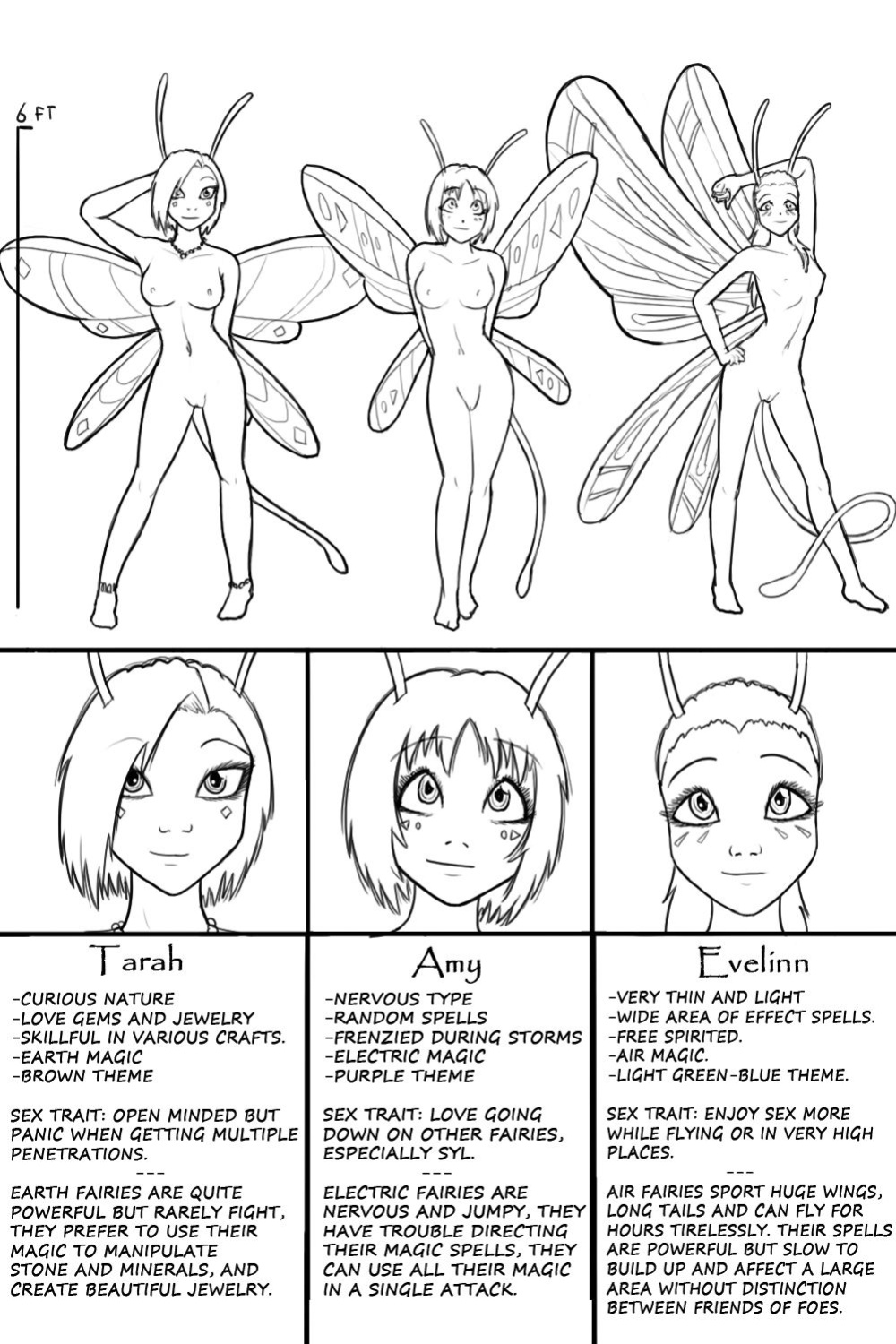 [Bobbydando] Fairies vs Tentacles Bonus Art Year 1