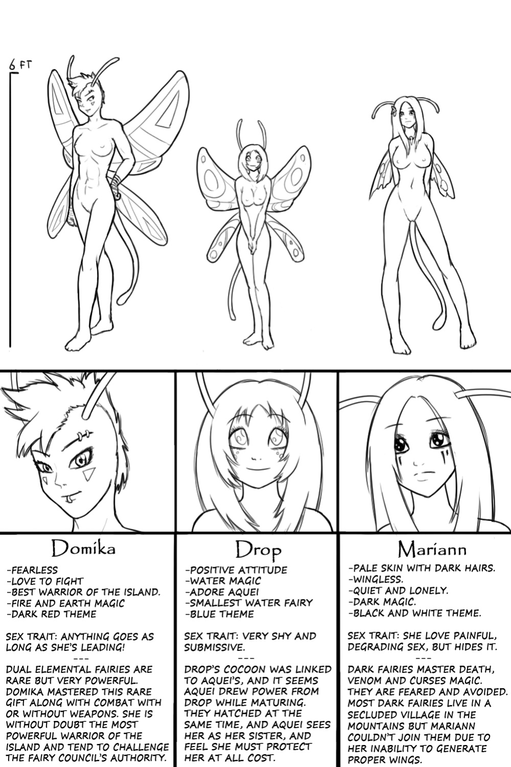 [Bobbydando] Fairies vs Tentacles Bonus Art Year 1