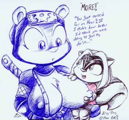 The Adventures of A Freelance Wet Nursemaid Ninja by drakefenwick