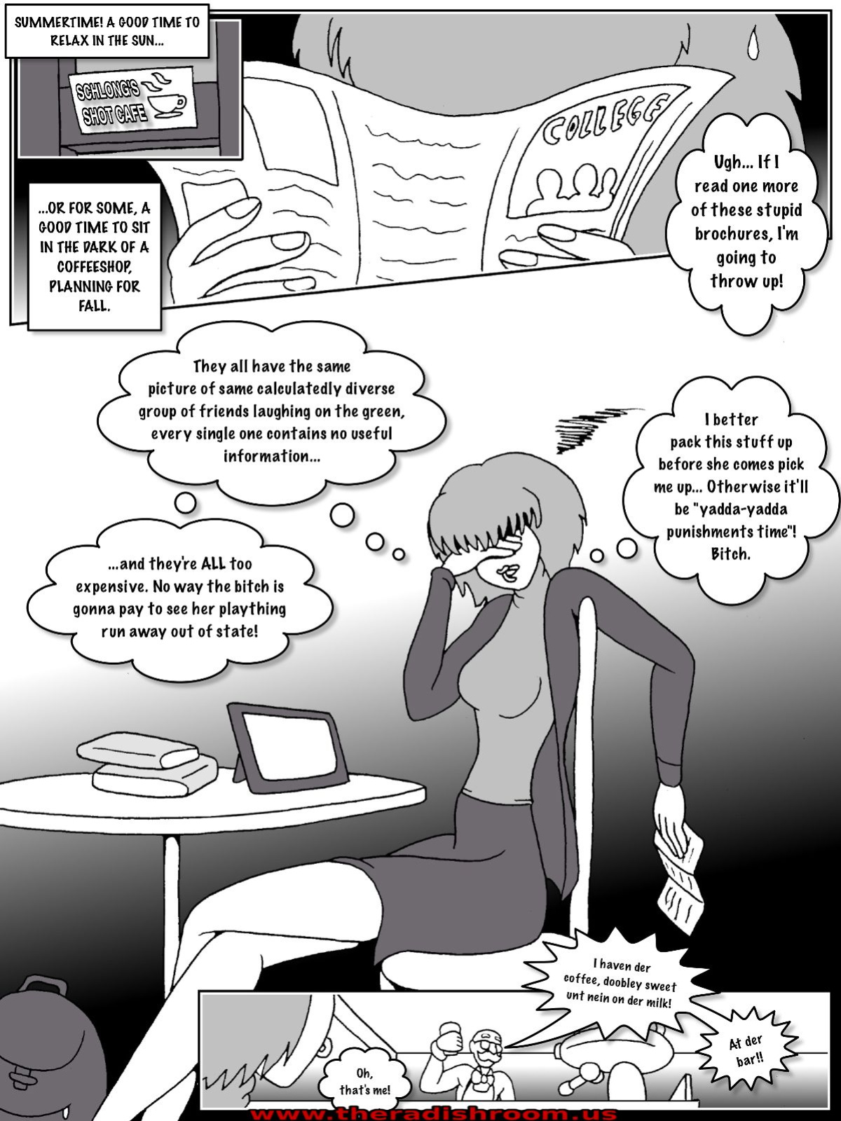 [Rampant404] Tales of Schlock #35 : Queen of Hearts