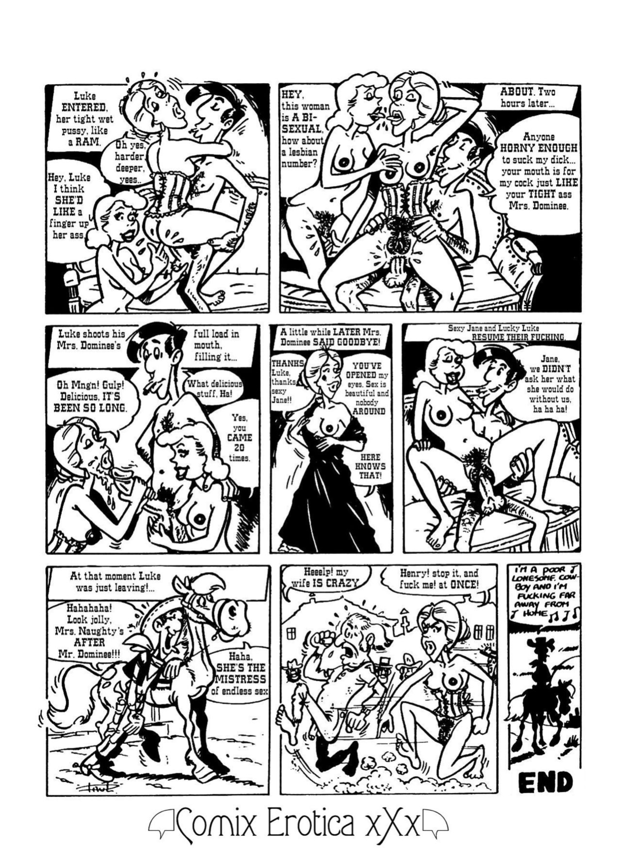 [Schuurmans] The Sex-Adventures of Lucky Luke [english]