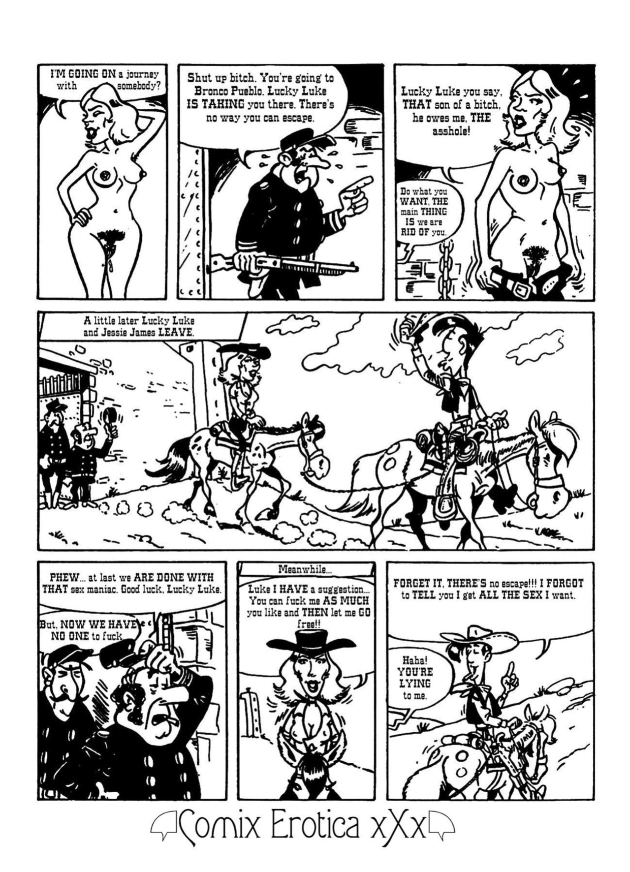 [Schuurmans] The Sex-Adventures of Lucky Luke [english]