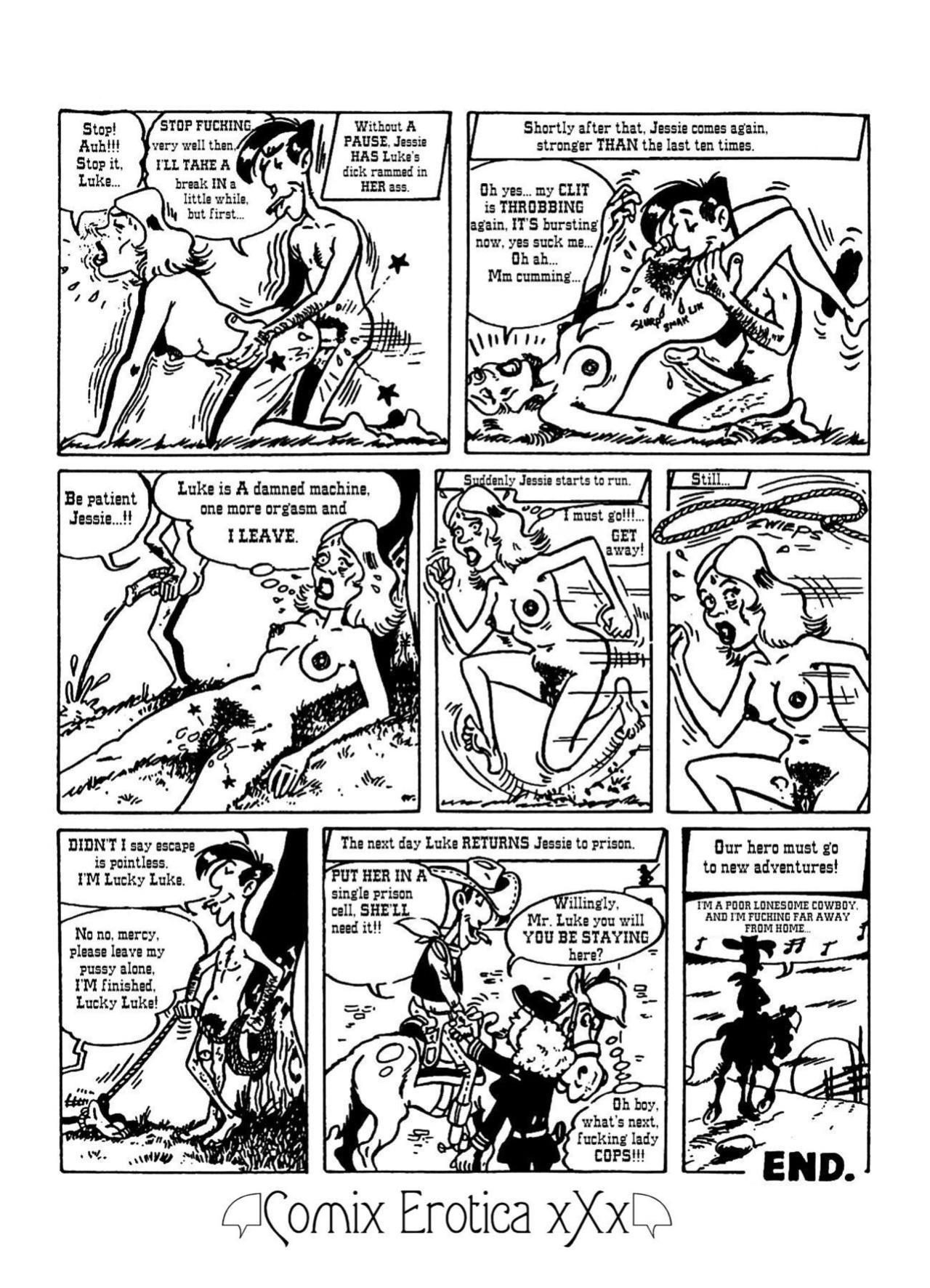[Schuurmans] The Sex-Adventures of Lucky Luke [english]