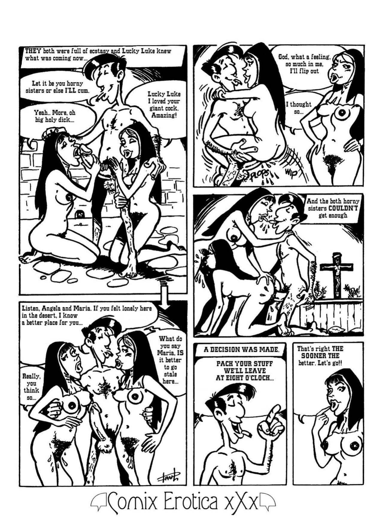 [Schuurmans] The Sex-Adventures of Lucky Luke [english]