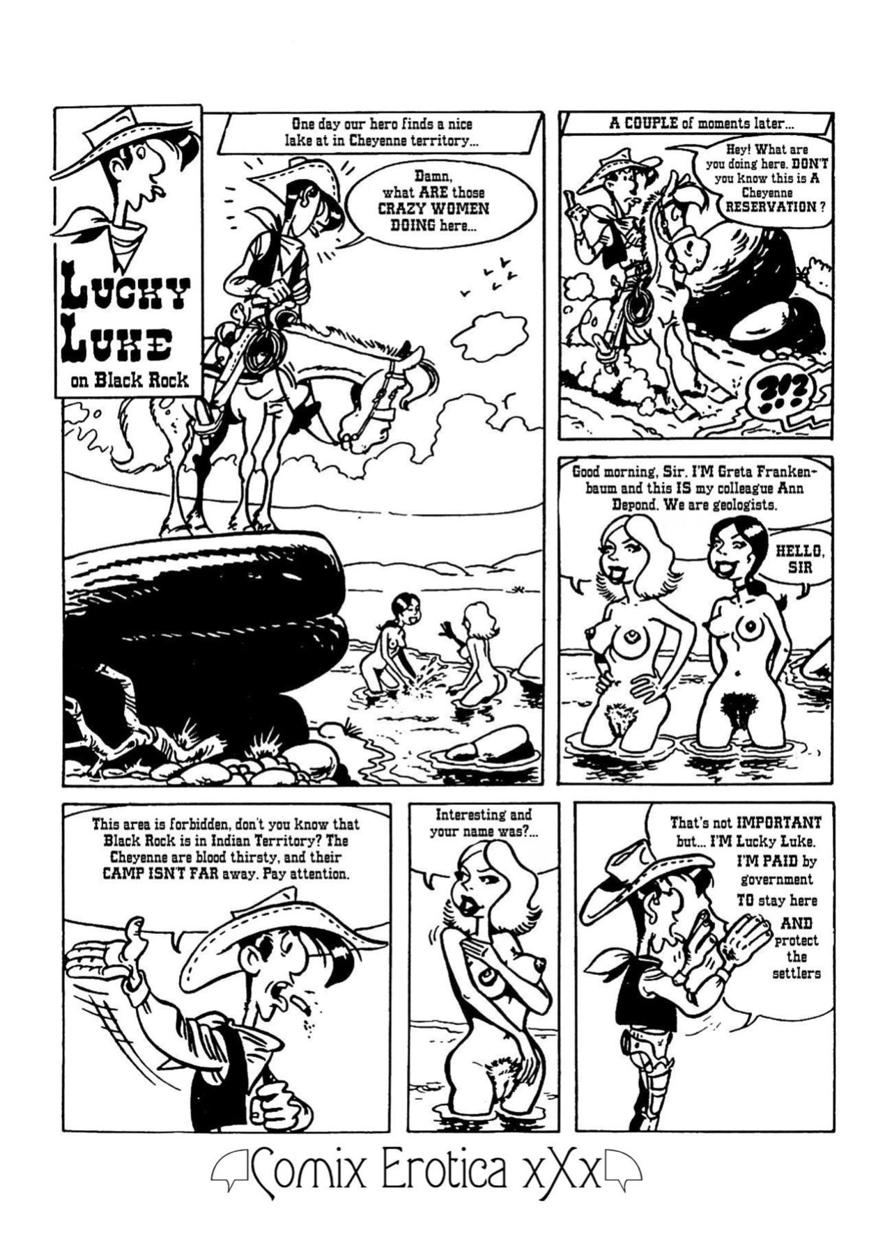 [Schuurmans] The Sex-Adventures of Lucky Luke [english]