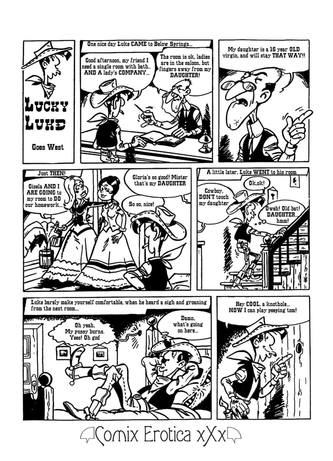 [Schuurmans] The Sex-Adventures of Lucky Luke [english]