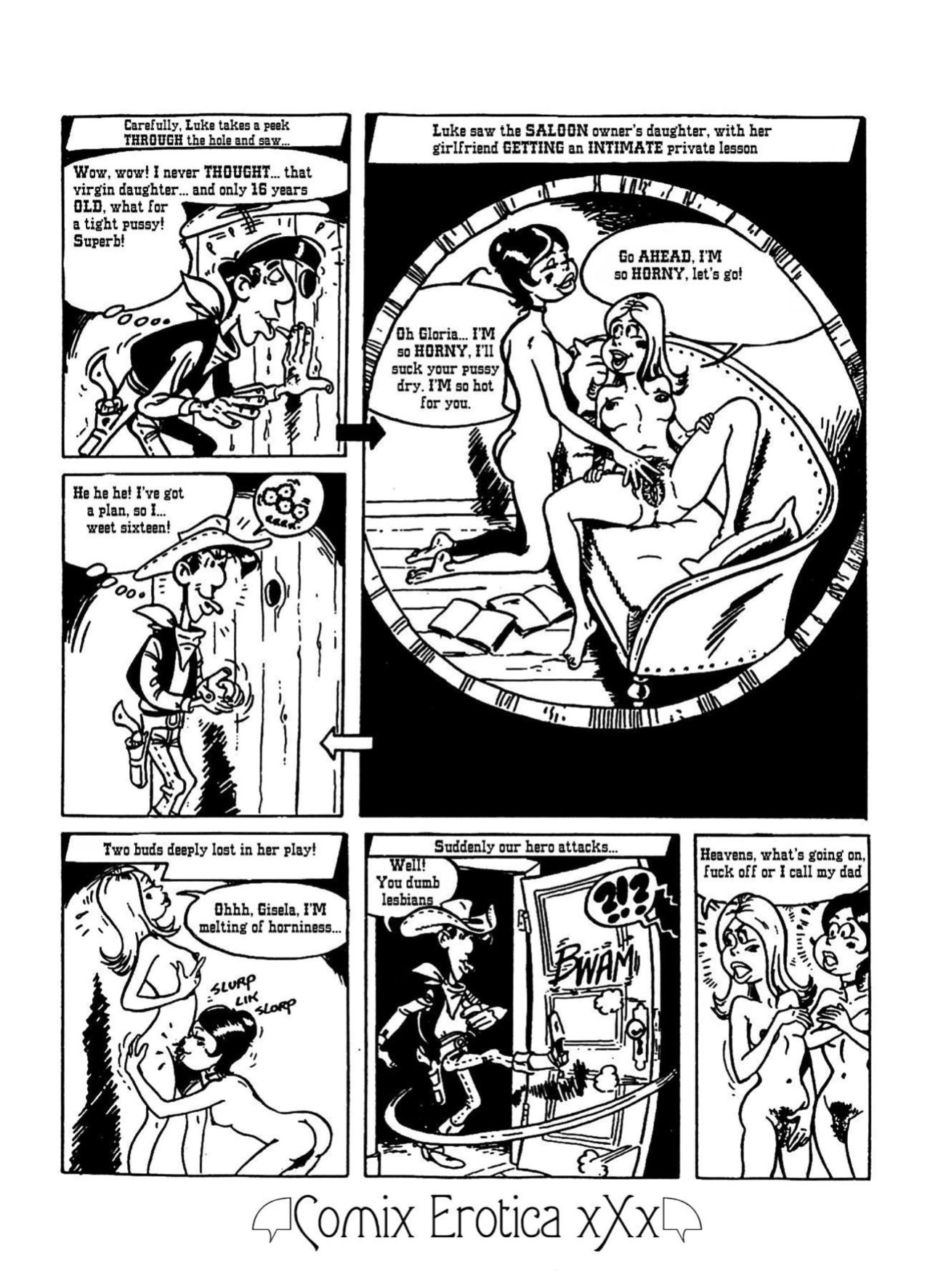 [Schuurmans] The Sex-Adventures of Lucky Luke [english]