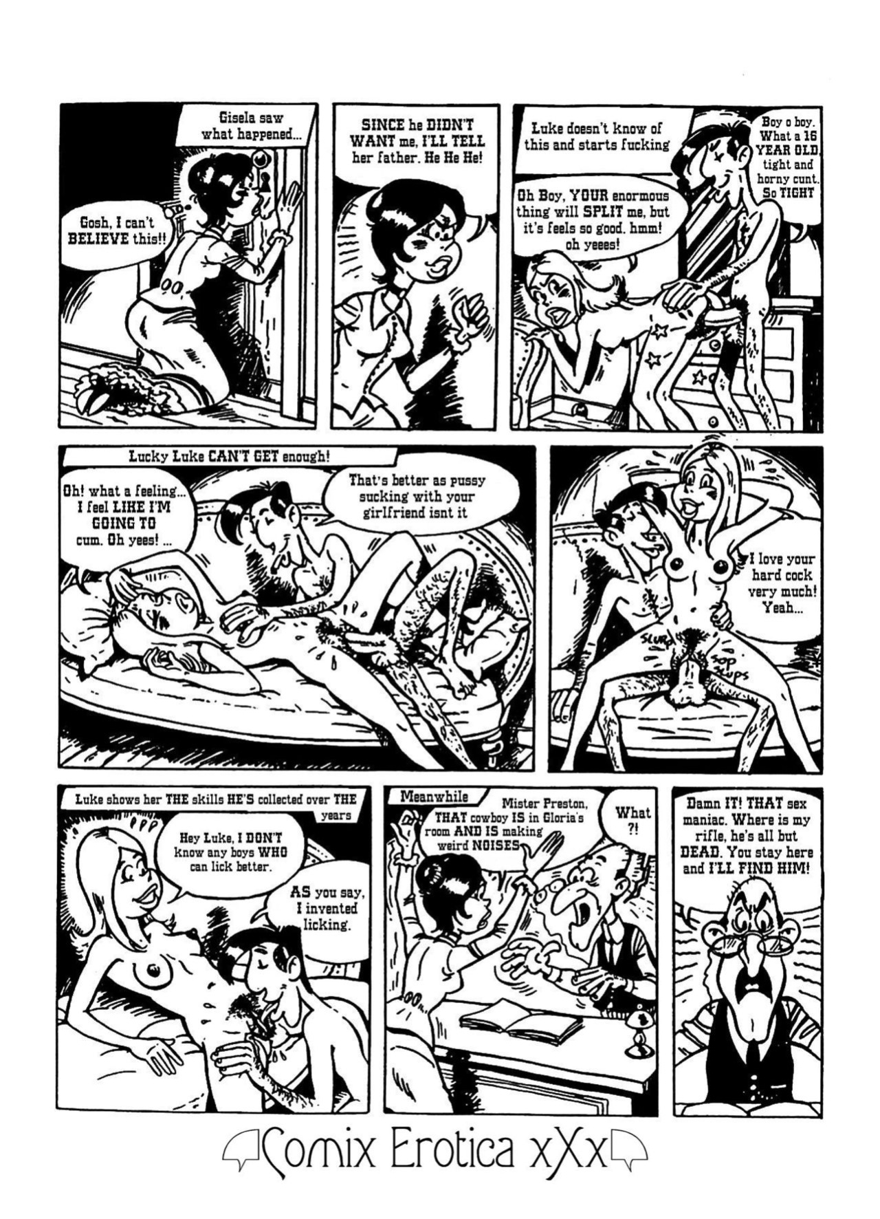 [Schuurmans] The Sex-Adventures of Lucky Luke [english]