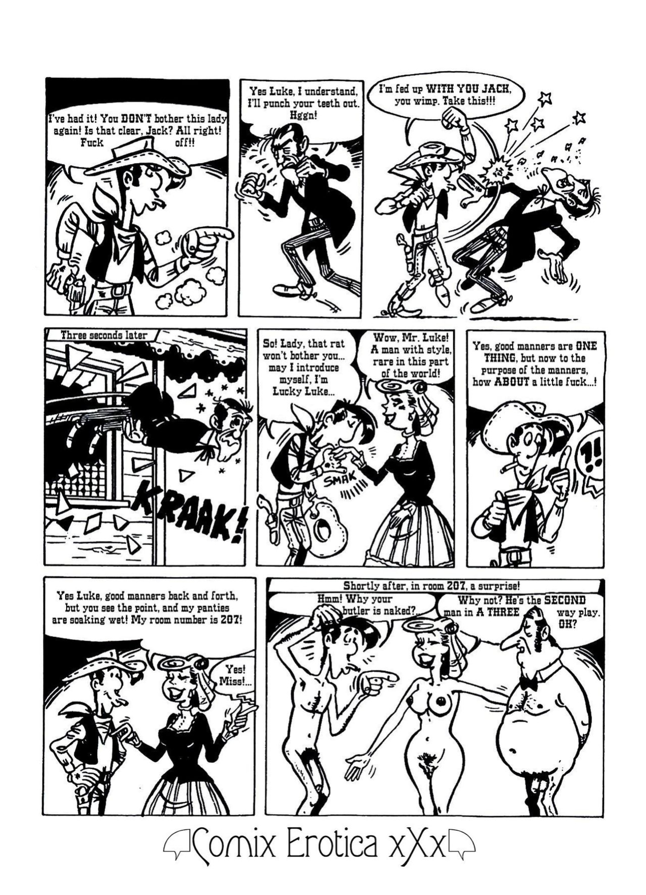 [Schuurmans] The Sex-Adventures of Lucky Luke [english]