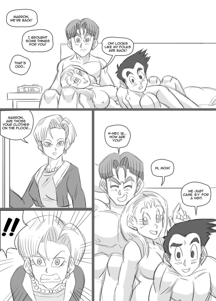 [Funsexydragonball] Chase After Me: Goten x Marron x Trunks (Dragon Ball GT)