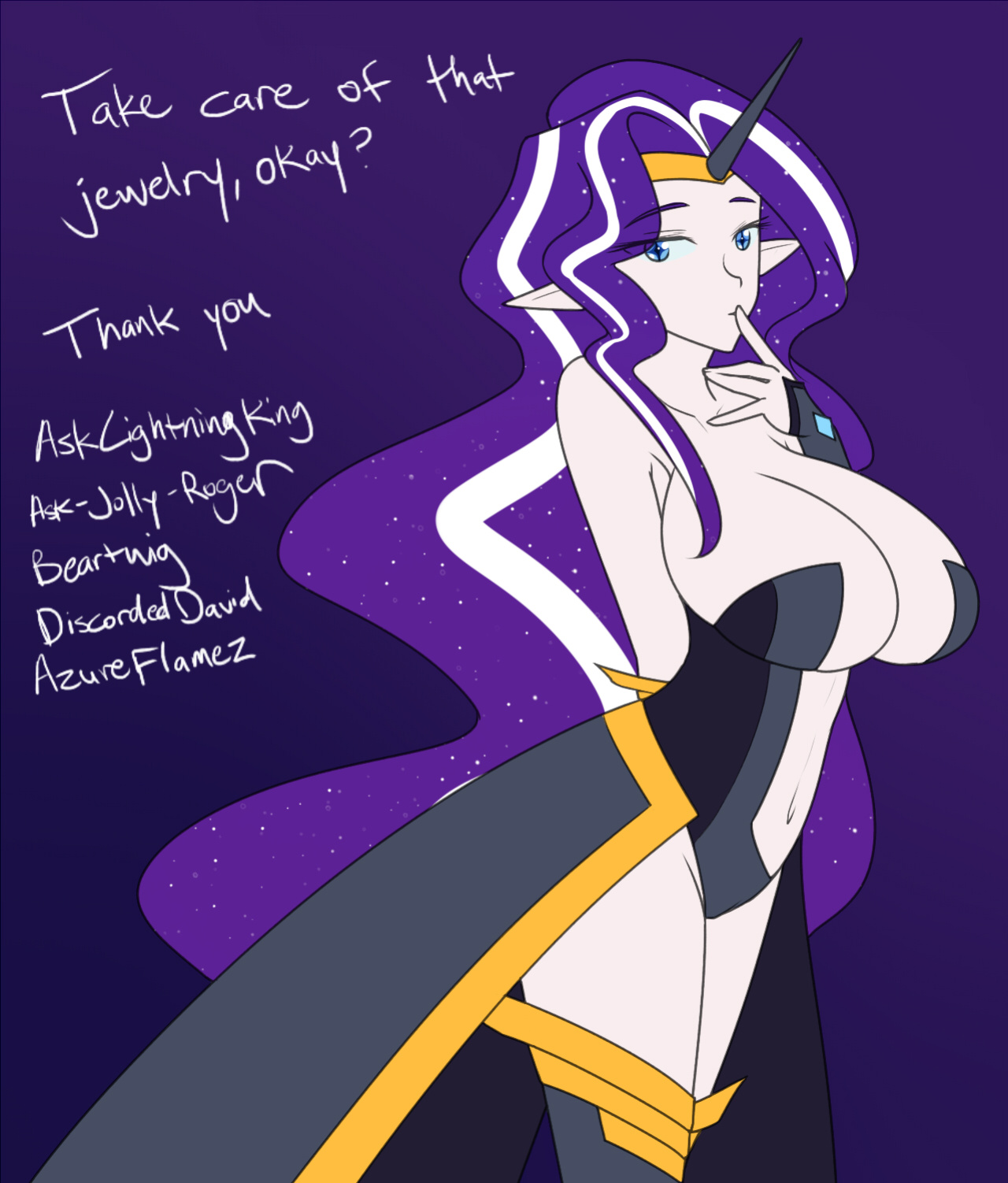 [JonFawkes] Strip Nightmare Rarity (My Little Pony: Friendship is Magic)