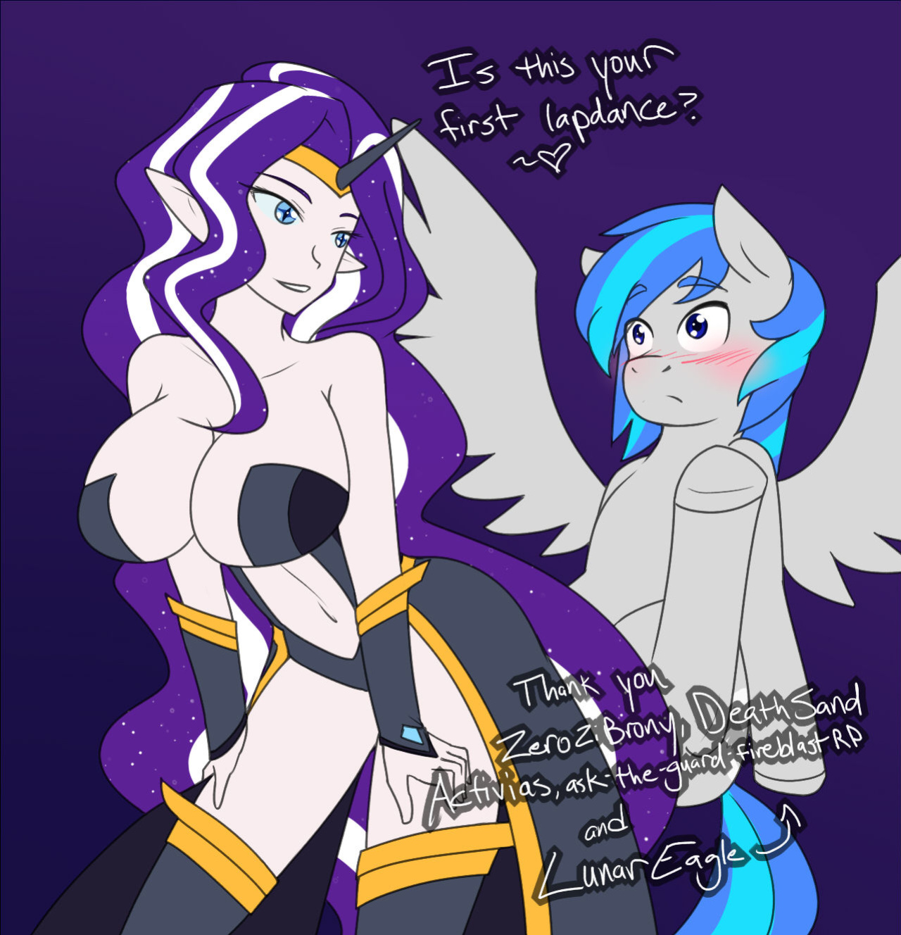 [JonFawkes] Strip Nightmare Rarity (My Little Pony: Friendship is Magic)