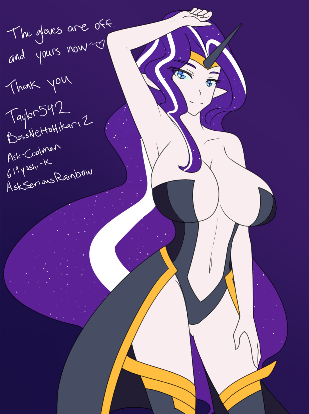 [JonFawkes] Strip Nightmare Rarity (My Little Pony: Friendship is Magic)