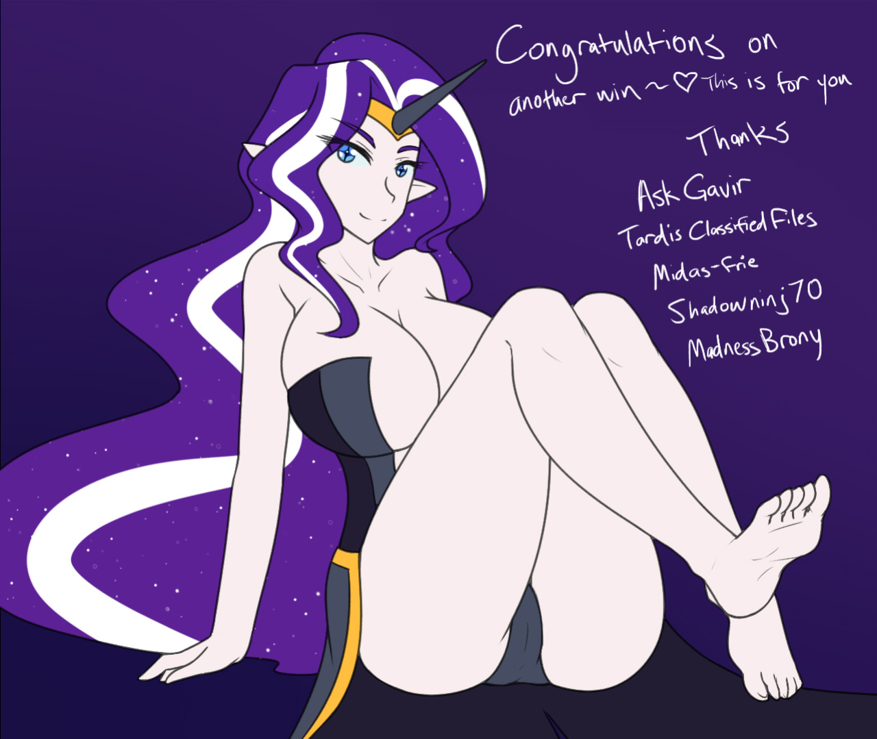 [JonFawkes] Strip Nightmare Rarity (My Little Pony: Friendship is Magic)