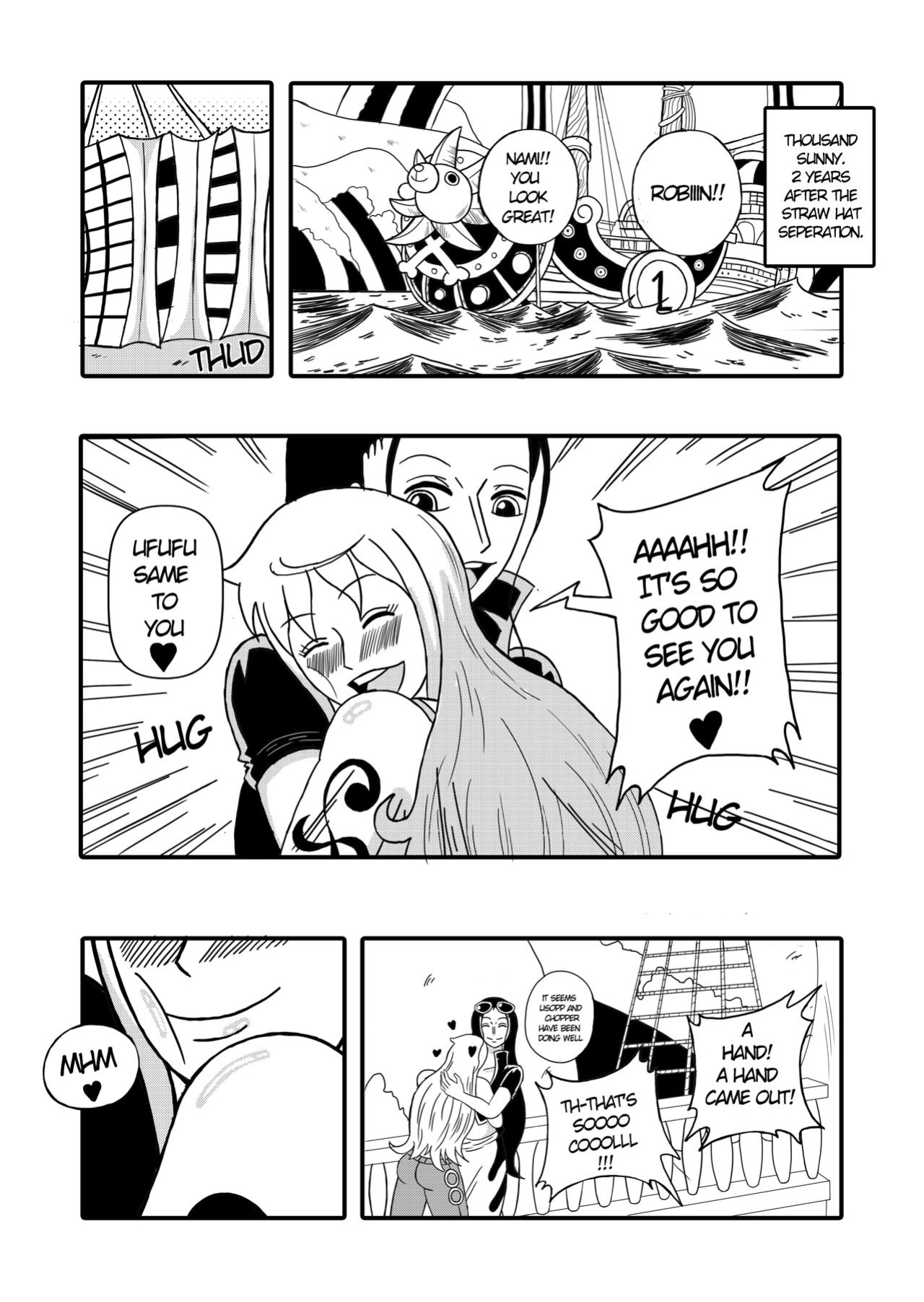 [MTCHA] Robin x Nami: Reunion on the Thousand Sunny (One Piece)